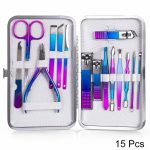 7-23 Pcs Professional Nail cutter Pedicure Scissors Set Stainless Steel Eagle Hook Portable Manicure Nail Clipper Tool Set - Image 7