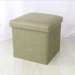 Simple Fabric Storage Storage Stool Folding Shoe Bench Footstool Can Sit With Lid Storage Box Stool 30*30*30cm/40*25*25cm - Image 5