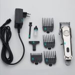 Retro Full Metal Body Electric Hair Clipper, Hair Salon Men'S Special Engraving Push White Shaved Hair Clipper - Image 4