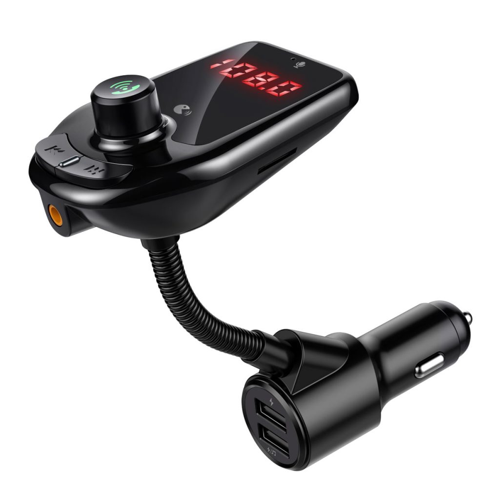 Car Bluetooth Mp3 Player Bluetooth Hands-Free Bluetooth Player Fm TransmitterP - Image 1