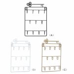 Modern Style Iron Wall Mounted 11 Hangers Hooks Key Holder Coat Hat Storage Rack Practical Cloth / Keys Hooks - Image 3