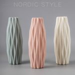 Flower Vase Decoration Home Plastic Vase White Imitation Ceramic Flower Pot Flower Basket Nordic Decoration  Vases for Flowers - Image 5