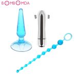 Vaginal G-spot Dildo Vibrator Jelly Anal Plug Sex Toys Butt Plug Anal Beads Vibrator Poweful Suction cup Anal sex Toys - Image 4