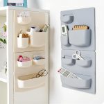 Home Storage Wall Suction Cup Plastic Storage Rack Cosmetic Toiletries Sundries Storage Holder Bathroom Organizer - Image 2