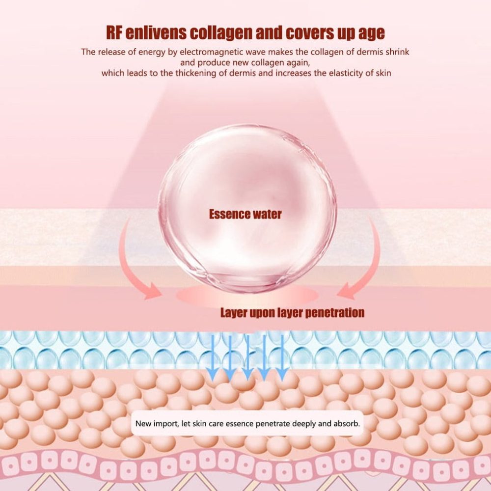 Facial Massager Portable Electric Sonic Rechargeable Cold Ion Skin Care Machine Anti Wrinkle Tightening Devices（DYM-024） - Image 5