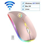 Wireless Mouse Bluetooth RGB Rechargeable Mouse Wireless Computer Silent Mause LED Backlit Ergonomic Gaming Mouse For PC Laptop - Image 8