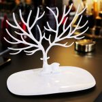 ANFEI Little Deer Earrings Necklace Ring Pendant Bracelet Jewelry Display Stand Tray Tree Storage Racks Organizer Holder H39 - Image 4