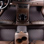Universal Right Rudder Foot Pad Leather Quilted Embroidered Full Surround - Image 3