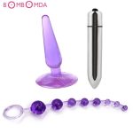 Vaginal G-spot Dildo Vibrator Jelly Anal Plug Sex Toys Butt Plug Anal Beads Vibrator Poweful Suction cup Anal sex Toys - Image 6