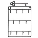 Modern Style Iron Wall Mounted 11 Hangers Hooks Key Holder Coat Hat Storage Rack Practical Cloth / Keys Hooks - Image 7
