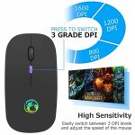 Wireless Mouse Bluetooth RGB Rechargeable Mouse Wireless Computer Silent Mause LED Backlit Ergonomic Gaming Mouse For Laptop PC - Image 6