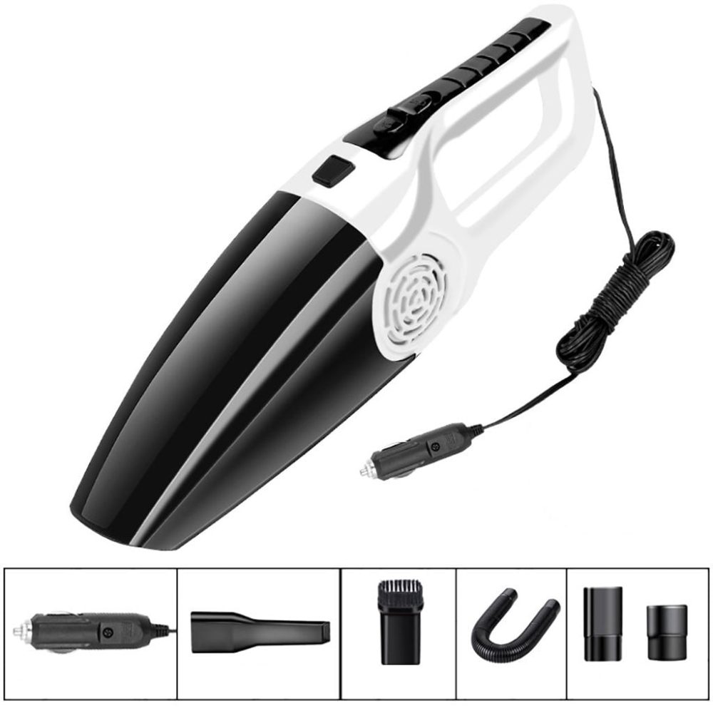 car vacuum cleaner Handheld 12V 120W Strong Suction Vacuum Cleaner For Car Wet&Dry Dual Use Spare Filter Vacuum Cleaner - Image 2