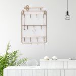 Modern Style Iron Wall Mounted 11 Hangers Hooks Key Holder Coat Hat Storage Rack Practical Cloth / Keys Hooks - Image 4