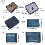 6Pcs/set Packing Cube Travel Bags Portable Large Capacity Clothing Sorting Organizer Luggage Accessories Supplies Product - Image 2