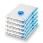 Home Vacuum Bag for Clothes Storage Bag With Valve Transparent Border Foldable Compressed Organizer Space Saving Seal Packet - Image 3