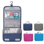 fashion Travel Nylon cosmetics bags water-proof beauty Women makeup bags bathroom organizer of portable bath hook washing up bag - Image 4