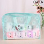 Fashion Waterproof PVC Makeup Cosmetics Bag Clear Transparent Travel Storage Box Girls Women Make up Pouch - Image 5