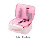 Travel Girl Makeup Box Cosmetic Bags Women's Trip Wash Toiletry Lipstick Eyelash Brush Pouch Case Accessories Supplies Product - Image 12