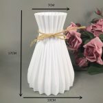 Plastic Vase European Style Home Decoration Vase Anti-ceramic Plastic Unbreakable Wedding Dried Flowers Plants Hydroponic Pots - Image 5