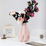 Flower Vase Decoration Home Plastic Vase White Imitation Ceramic Flower Pot Flower Basket Nordic Decoration  Vases for Flowers - Image 2