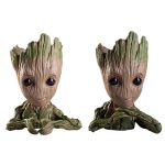 Creative Flowerpot Baby Action Figures Cute Model Toy Pen