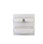 Home Storage Wall Suction Cup Plastic Storage Rack Cosmetic Toiletries Sundries Storage Holder Bathroom Organizer