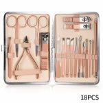 7-23 Pcs Professional Nail cutter Pedicure Scissors Set Stainless Steel Eagle Hook Portable Manicure Nail Clipper Tool Set - Image 11