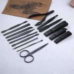 15pcs/Set Stainless Steel Nail Clipper Kit Professional Pedicure Scissors Tweezer Knife Ear Pick Manicure Set Nail Art Tools - Image 6