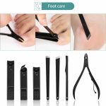 7-23 Pcs Professional Nail cutter Pedicure Scissors Set Stainless Steel Eagle Hook Portable Manicure Nail Clipper Tool Set - Image 5