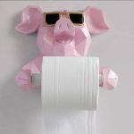 Animal Head Statue Figurine Hanging Tissue Holder Toilet Washroom Wall Home Decor Roll Paper Tissue Box Holder Wall Mount1 - Image 3