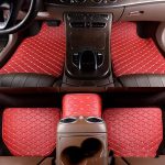 Universal Right Rudder Foot Pad Leather Quilted Embroidered Full Surround - Image 6