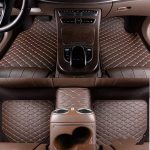 Universal Right Rudder Foot Pad Leather Quilted Embroidered Full Surround - Image 2