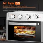 Prohibit Amazon sales. Air Fryer Toaster Oven 24 Quart - 7-In-1 Convection Oven with Air Fry, Roast, Toast, Broil & Bake Function  for Countertop - Kitchen Appliances for Cooking Chicken, Steak & Pizz - Image 7