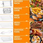 Geek Chef Air Fryer Oven Toaster 4 Slice Toaster Convection Airfryer Countertop Oven, Roast, Reheat,Fry Oil-Free, 4 Accessories & Recipes Included 14.7 Quart. Prohibit shelves in the Amazon - Image 14