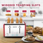 Toaster 4 Slices, Geek Chef Stainless Steel Extra-wide Slot Toaster, Dual Control Panel With Bagel,defrost ,cancel,Function,prohibition Of Listing On Amazon - Image 8